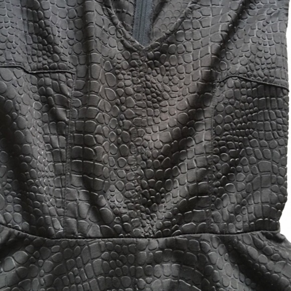 Black Flare Dress - Picture 2 of 4